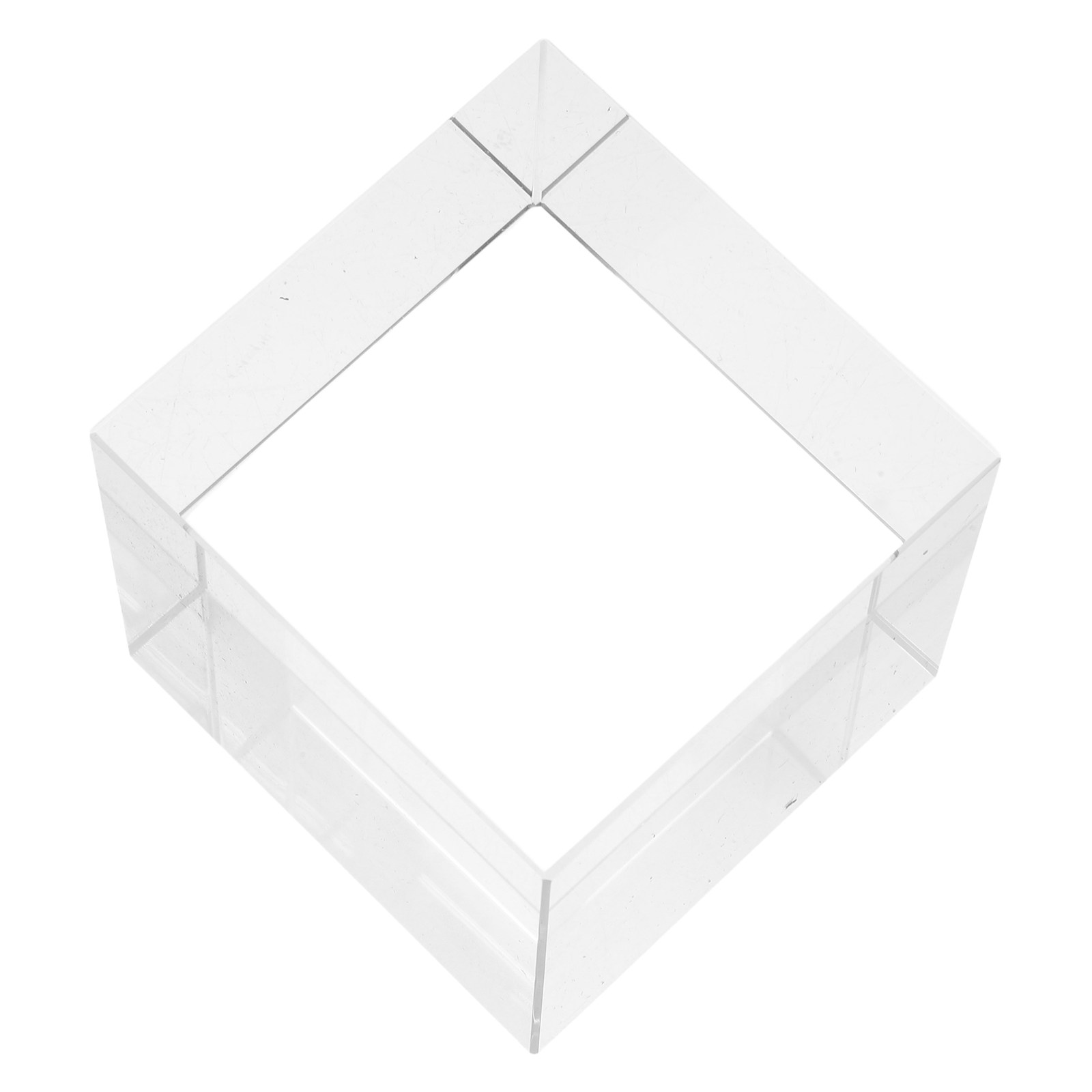 Book Weight Glass - Square Crystal Paperweight Heavy Clear Decorative
