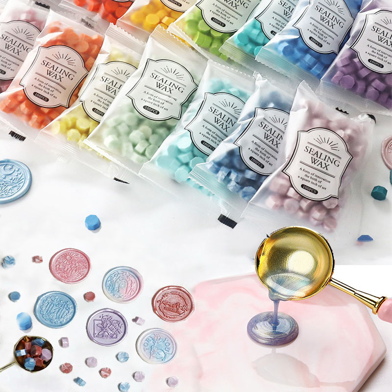 200PCS Wax Beads Wax Lacquer f - Wax Seal Stamp Set 评论和价格