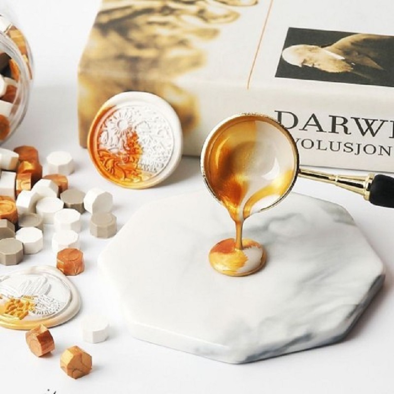200PCS Wax Beads Wax Lacquer f - Wax Seal Stamp Set 评论和价格