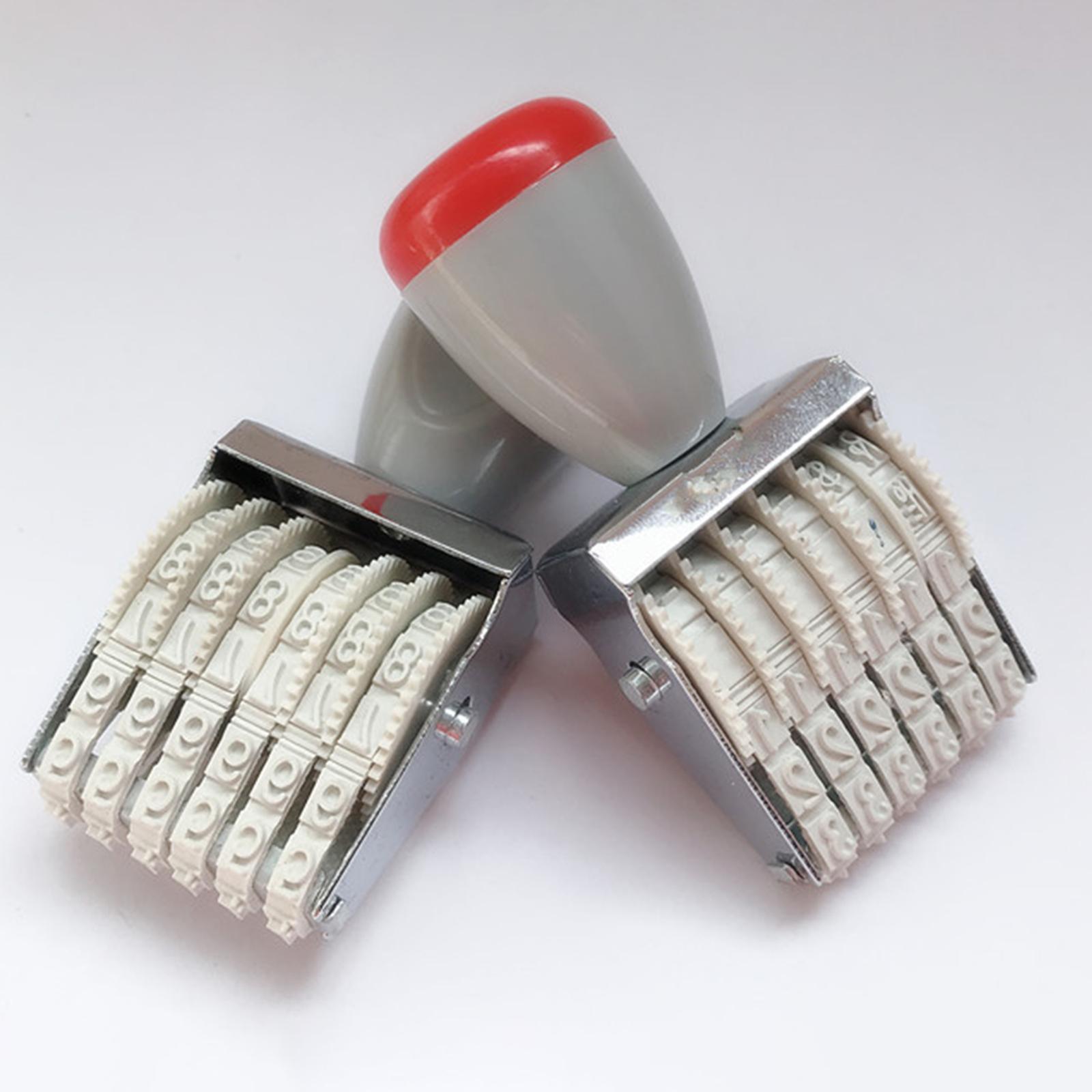 Rubber 6 digits Roller Stamp N - Rubber Date Stamp 评论和价格