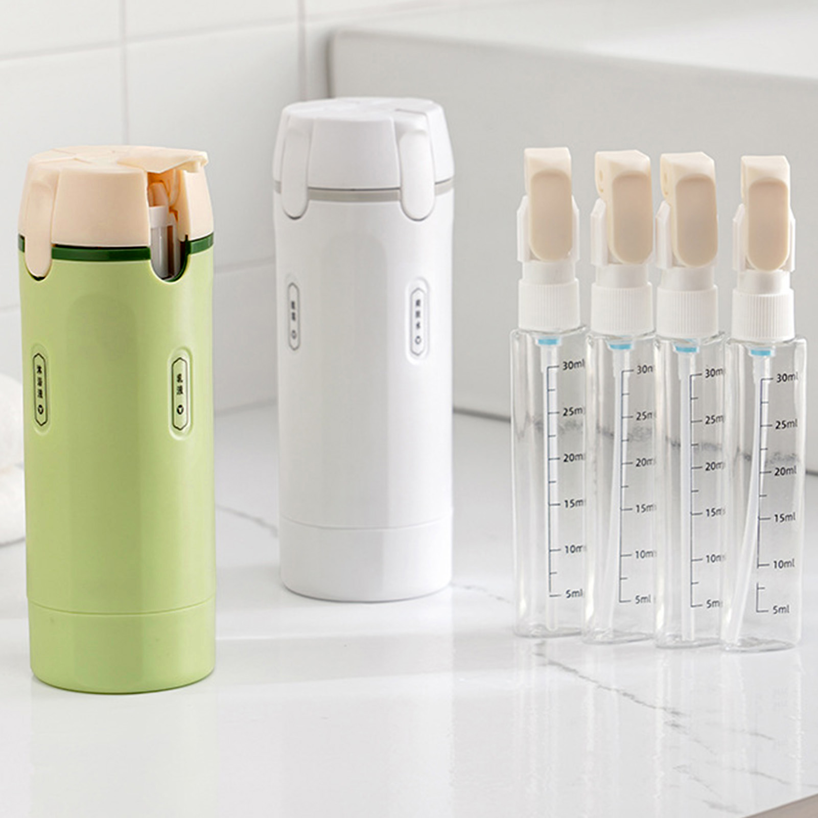 4-in-1 Travel Liquid Dispenser - Gel Refill Pack 评论和价格
