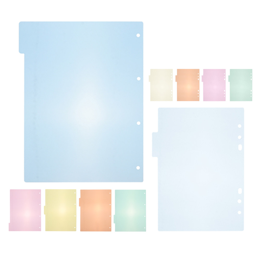 1Set Pastel Binder Dividers Pl - Tab Divider A4 评论和价格