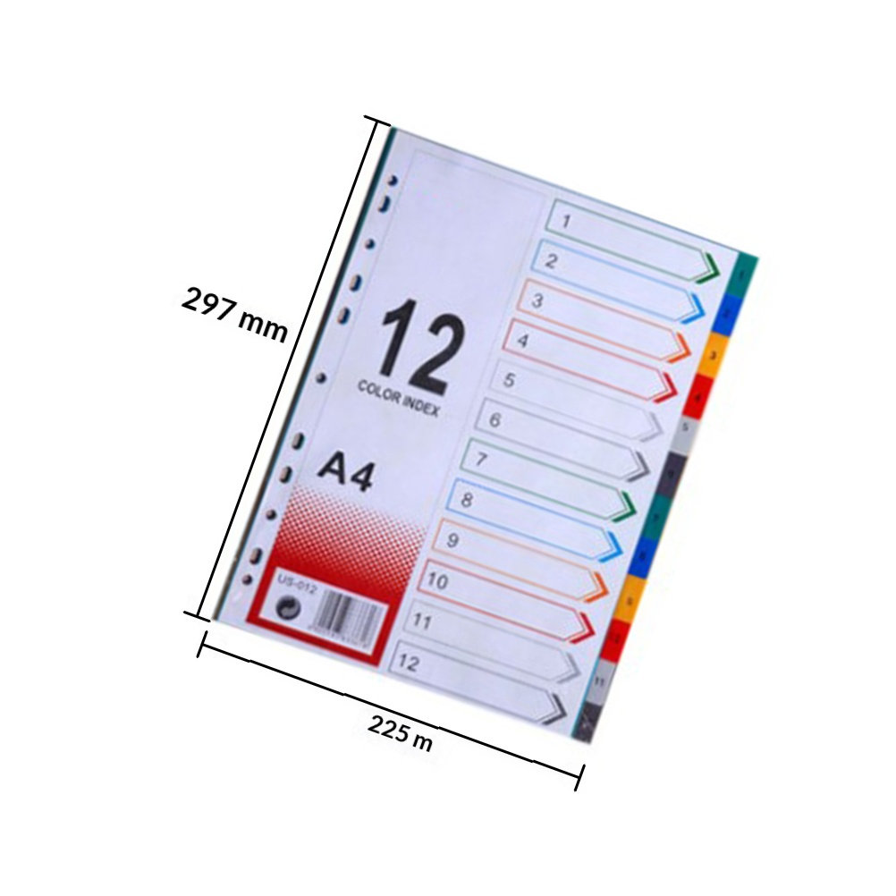 2Pcs A4 Index Page Dividers Ex - Tab Divider A4 评论和价格