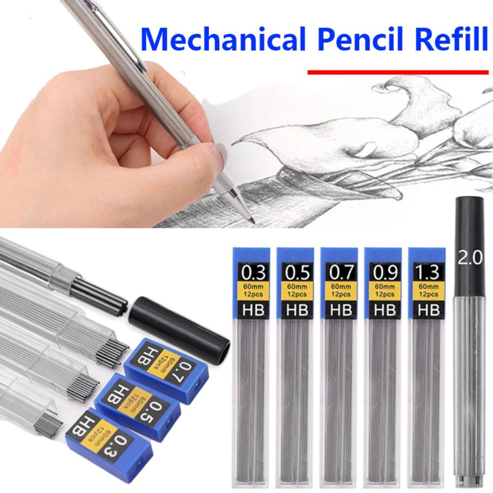 6 Boxes 0.3/0.5/0.7/0.9/1.3/2. - Mechanical Pencil 0.3 评论和价格