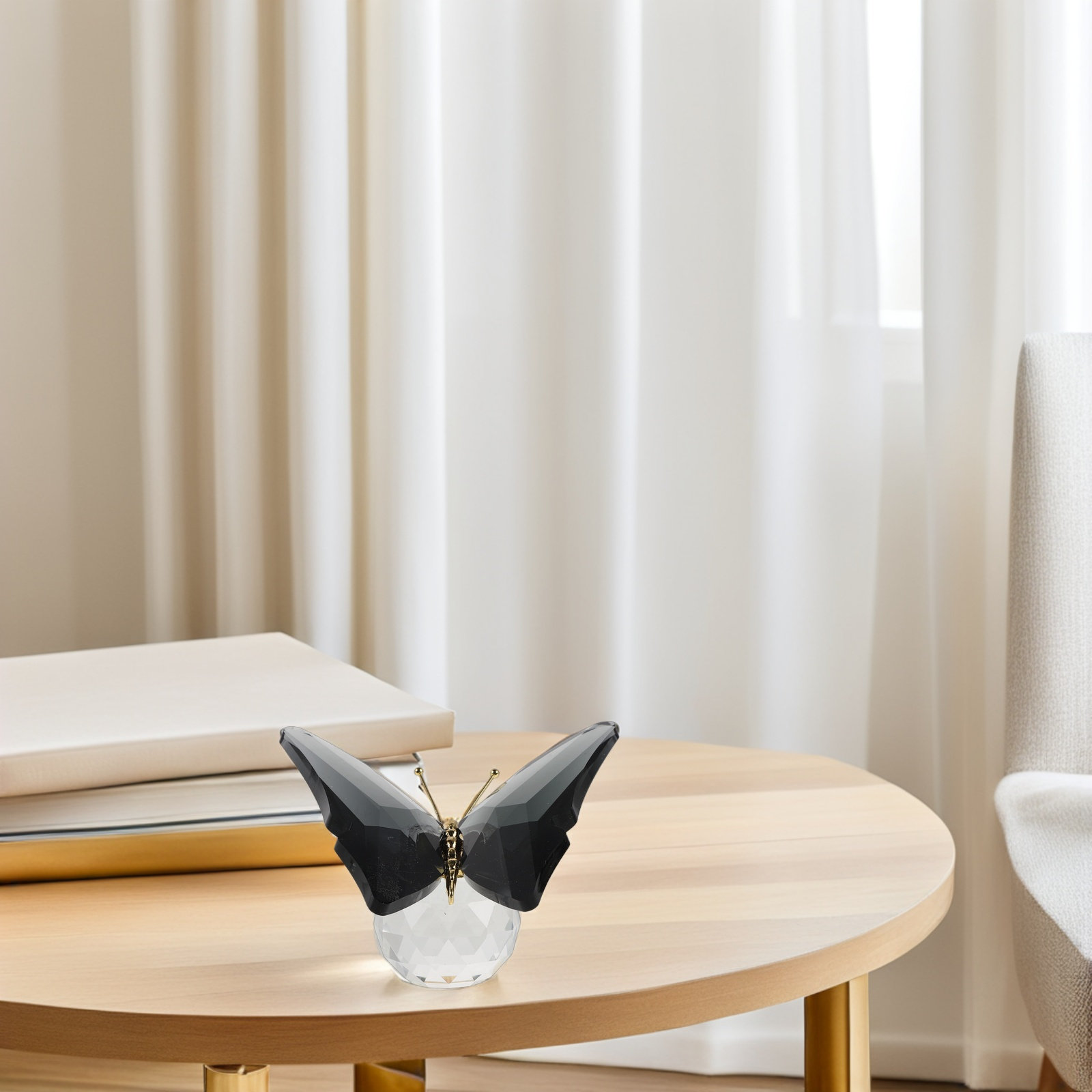 Glass Butterfly Paperweight Cr - Paper Weight Crystal 评论和价格