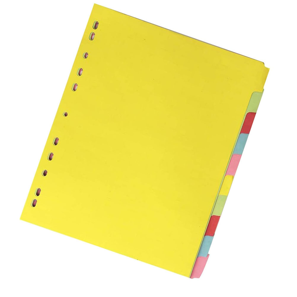 12Pcs A4 Index Dividers 11 Hol - Tab Divider A4 评论和价格