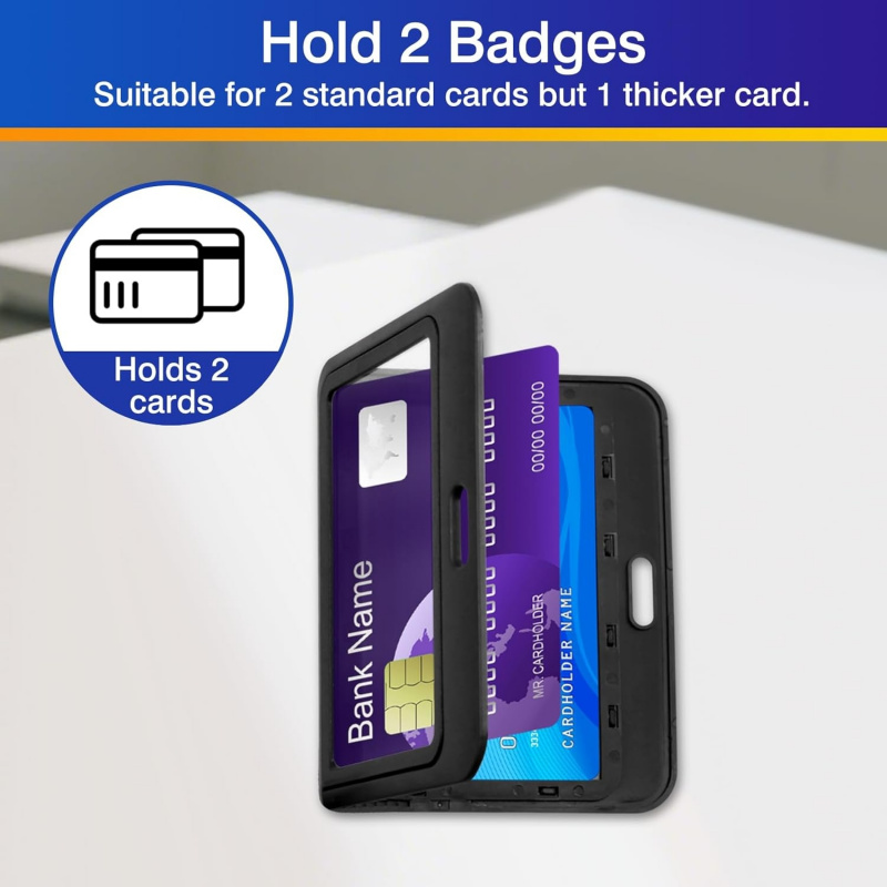 3-Pack Horizontal Hard Plastic - Index Card Holder 评论和价格