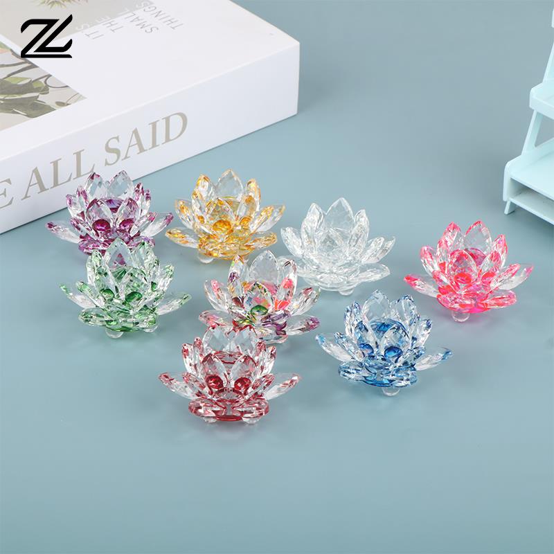 60mm Quartz Crystal Lotus Flow - Paper Weight Crystal 评论和价格