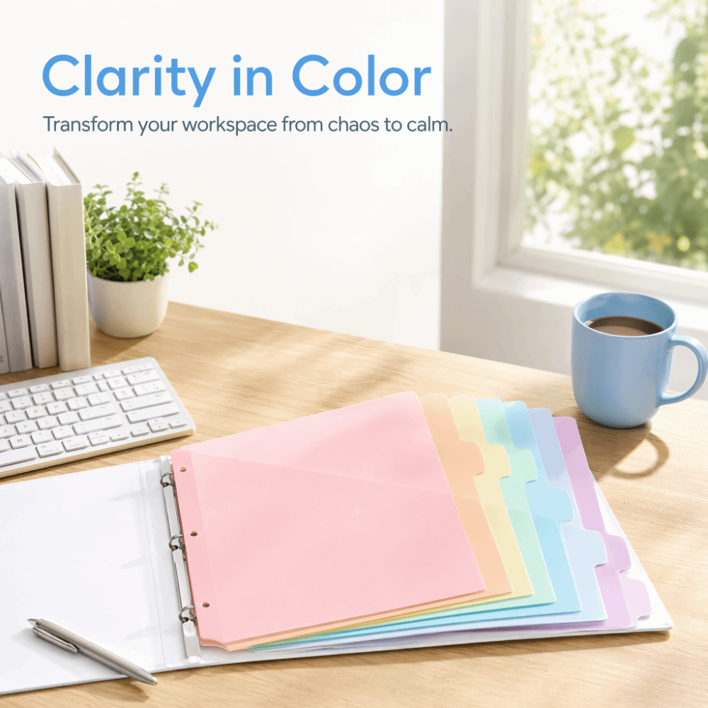 Durable Binder Dividers Plasti - Tab Divider A4 评论和价格