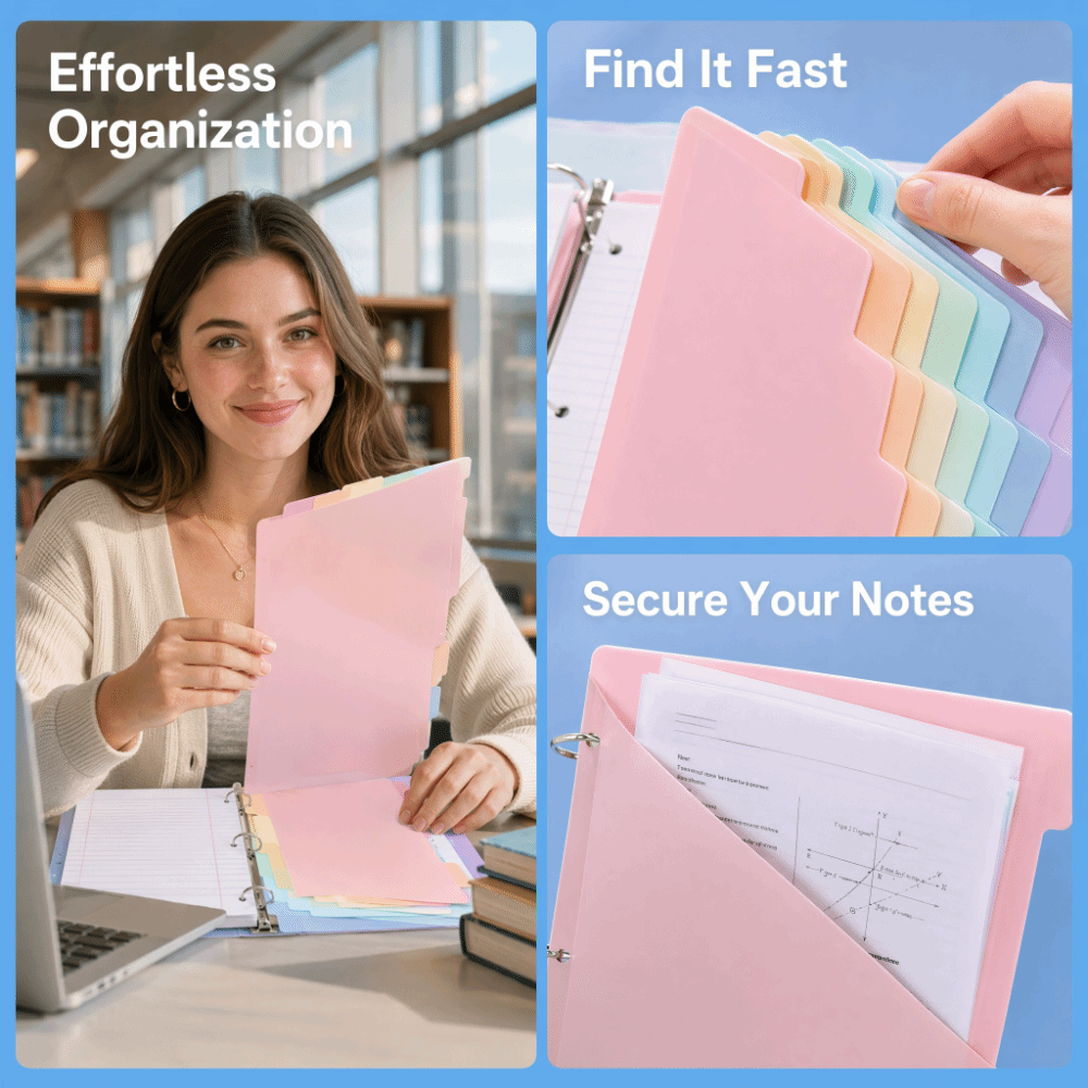 Durable Binder Dividers Plasti - Tab Divider A4 评论和价格