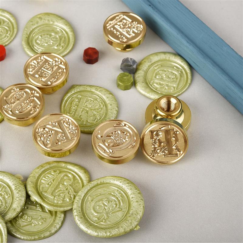 A-Z Vintage Sealed Wax Stamp H - Wax Seal Stamp Set 评论和价格