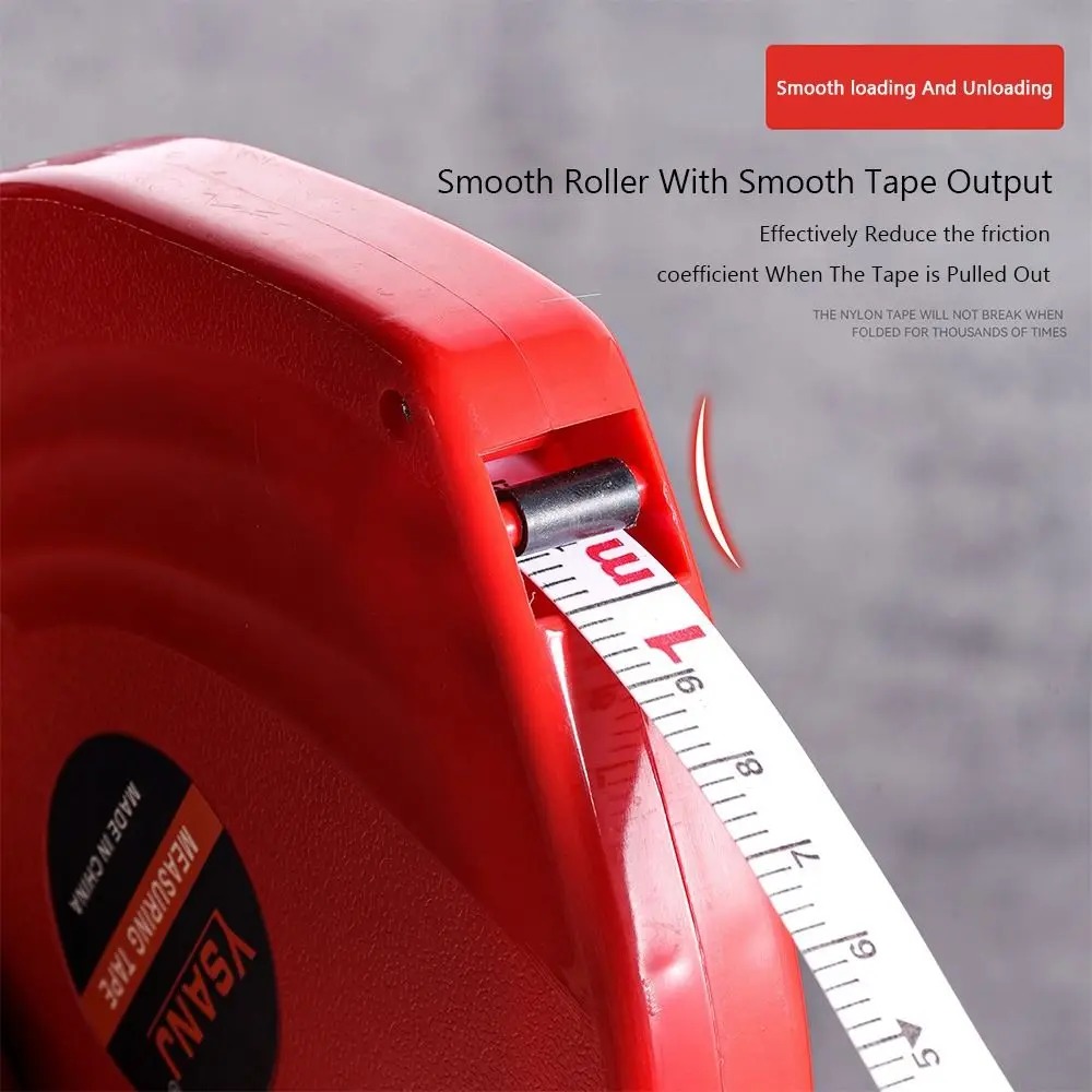 Red Measuring Tape 30m 50m Dou - Tape Dispenser Weighted 评论和价格