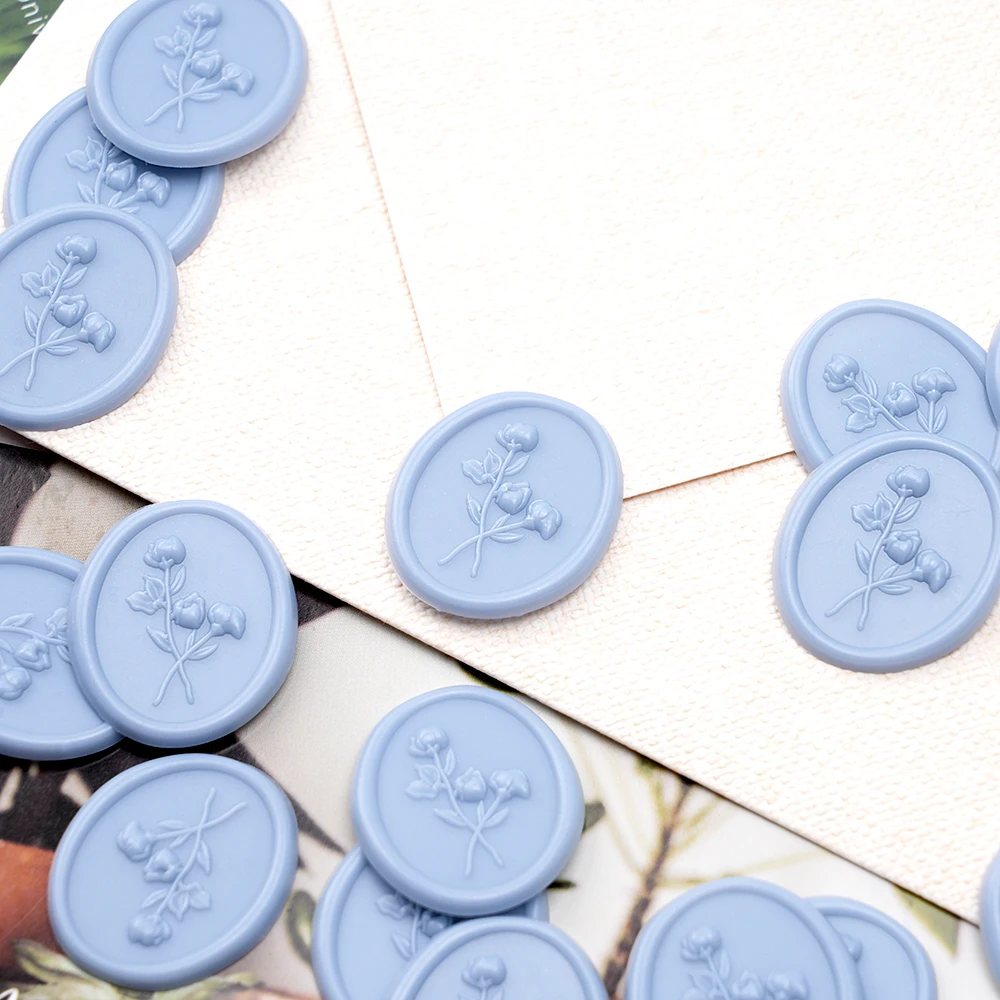 25pcs/set 3D Floral Wax Seal S - Wax Seal Stamp Set 评论和价格