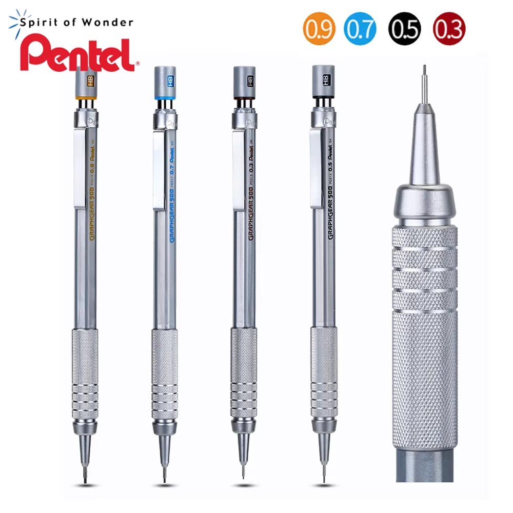 1pc Pentel Graphgear 500 Draft - Mechanical Pencil 0.3 评论和价格
